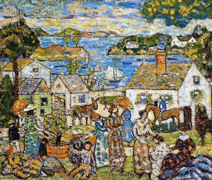 Maurice Prendergast New England Harbor